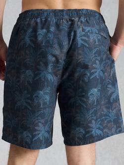 White Stuff Ventor Tree Print Swim Shorts, Navy - view 2, Navy