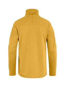Fjällräven Abisko Lite Fleece Half Zip Top, Ochre - view 2, Ochre