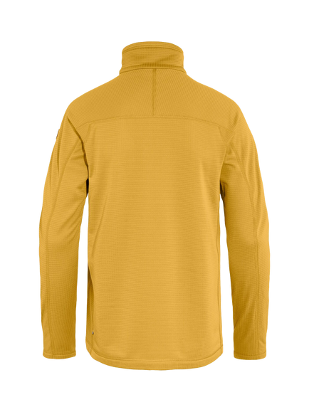 Fjällräven Abisko Lite Fleece Half Zip Top, Ochre - view 2, Ochre