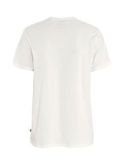 Fjällräven Archive Logo Print Crew Neck Cotton T-Shirt, Eggshell - view 2, Eggshell