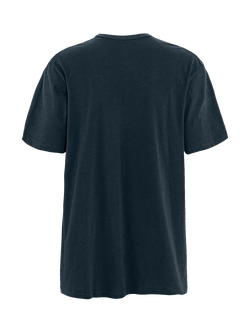 Fjällräven Crew Neck Graphic Print Cotton T-Shirt, Dark Navy - view 2, Dark Navy