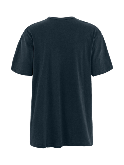 Fjällräven Crew Neck Graphic Print Cotton T-Shirt, Dark Navy - view 2, Dark Navy