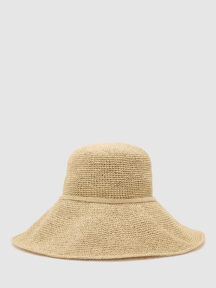 Reiss Annetta Beaded Straw Hat, Natural, Natural
