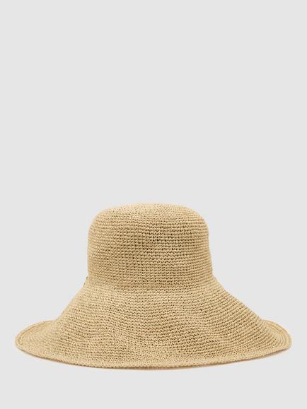 Reiss Annetta Beaded Straw Hat, Natural - view 2, Natural