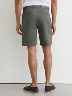 Reiss Wicket Casual Chino Shorts, Sage Green - view 2, Sage Green