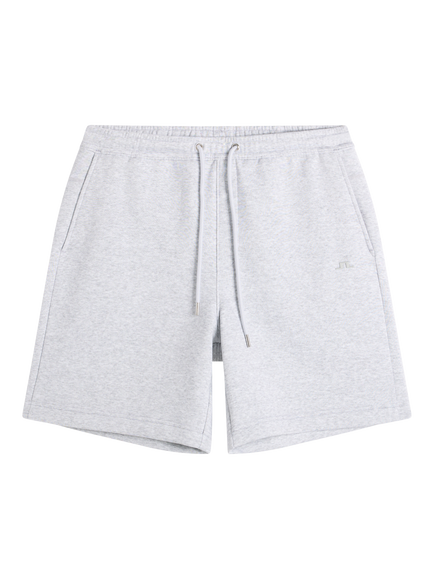 J.Lindeberg Alpha Drawstring Shorts, Light Grey Melange