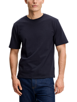 J.Lindeberg Alpha Short Sleeve Cotton T-Shirt, Jl Navy