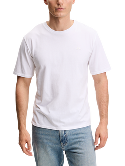 J.Lindeberg Alpha Short Sleeve Cotton T-Shirt, White