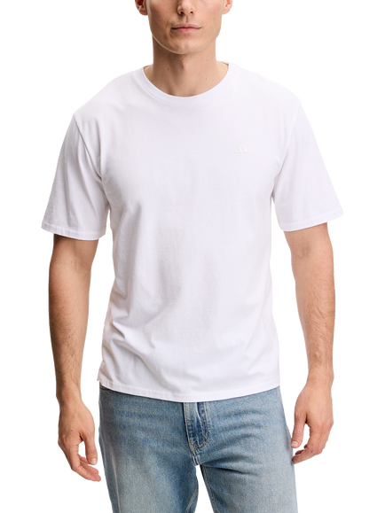 J.Lindeberg Alpha Short Sleeve Cotton T-Shirt, White