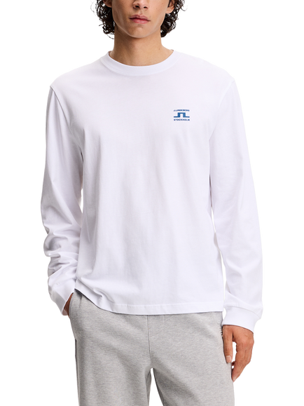 J.Lindeberg Parcie Long Sleeve T-Shirt, White