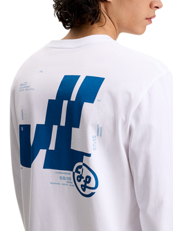 J.Lindeberg Parcie Long Sleeve T-Shirt - view 2, White