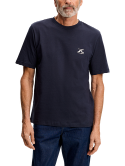 J.Lindeberg Parcie Seasonal Short Sleeve T-Shirt, Jl Navy, Jl Navy