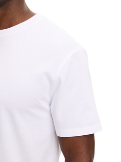 J.Lindeberg Sid Basic Pima Cotton Short Sleeve T-Shirt, White - view 2, White