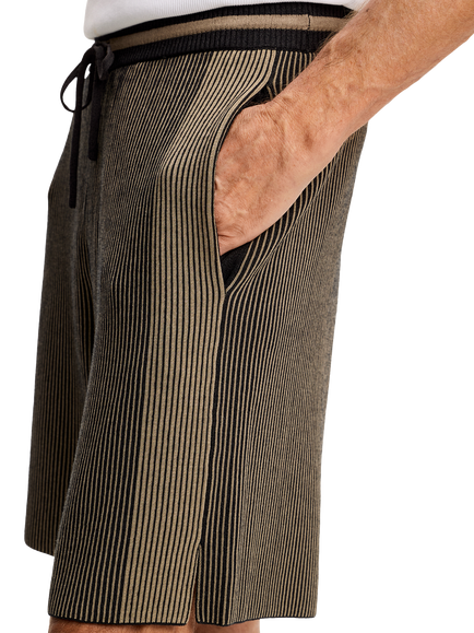 J.Lindeberg Simon Knitted Shorts, Black - view 2, Black