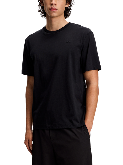 J.Lindeberg Alpha Short Sleeve Cotton T-Shirt, Black