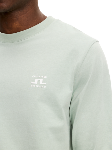 J.Lindeberg Parcie Long Sleeve T-Shirt - view 2, Jadeite
