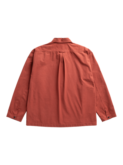 Norse Projects Poplin Cotton Pullover Shirt, Cowhide - view 2, Cowhide