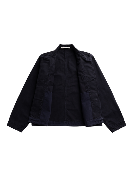Norse Projects Arresskov Broken Twill Overshirt, Dark Navy - view 2, Dark Navy