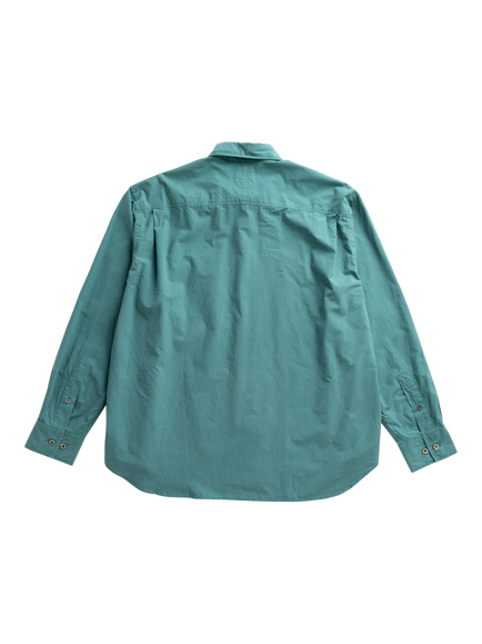 Norse Projects Cotton Jet Pocket Oversized Shirt, North Sea - view 2, North Sea