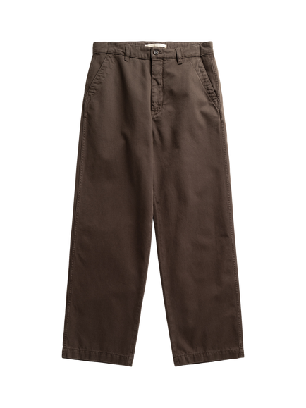 Norse Projects Wide Leg Twill Chinos, Delicioso Brown, Delicioso Brown