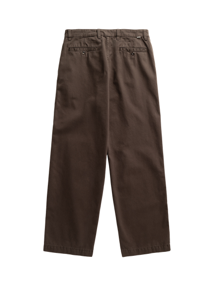 Norse Projects Wide Leg Twill Chinos, Delicioso Brown - view 2, Delicioso Brown