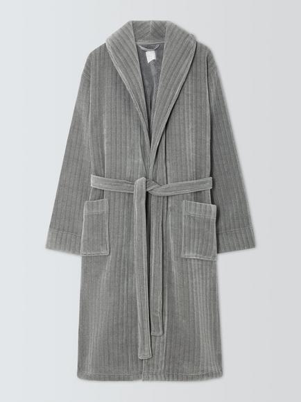 John Lewis Chenille Robe, Green Olive, Green Olive