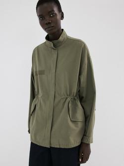 Mango Utility Field Jacket, Khaki, Khaki