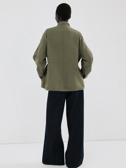 Mango Utility Field Jacket, Khaki - view 2, Khaki