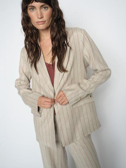 MOS MOSH MMNancy Miriam Blazer, Cowhide, Cowhide