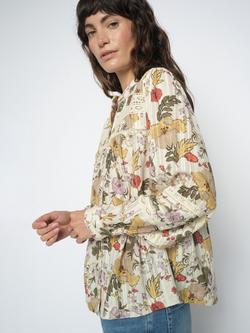 MOS MOSH Heirloom Floral Lace Shirt, Ecru - view 2, Ecru