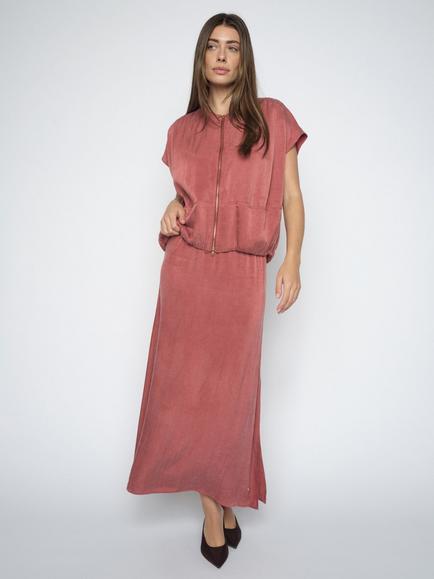 MOS MOSH Nadie Elastic Waist Skirt, Cowhide, Cowhide
