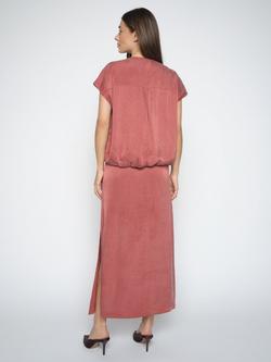 MOS MOSH Nadie Elastic Waist Skirt, Cowhide - view 2, Cowhide