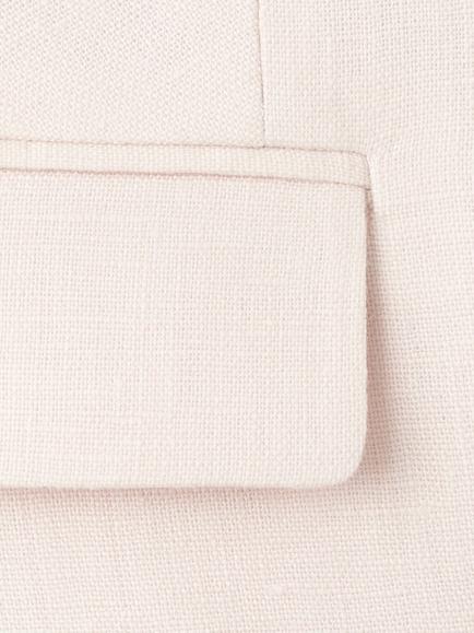 Mango Square Neck Button Front Pure Linen Top, Raw - view 2, Raw