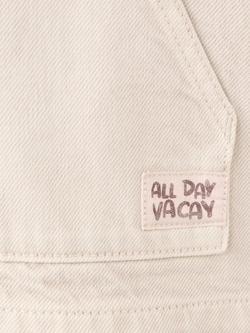 Mango Kids' Long Sleeve Hooded Denim Jacket, Sand - view 2, Sand