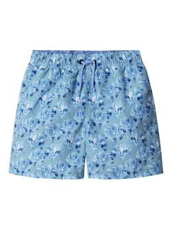 Hackett London Kids' Coral Swim Trunks, Sea Green, Sea Green