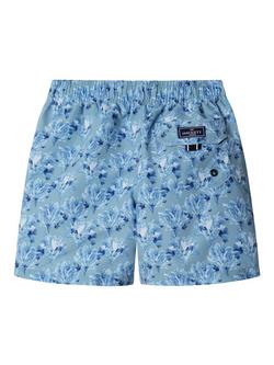 Hackett London Kids' Coral Swim Trunks, Sea Green - view 2, Sea Green