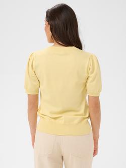 Saint Tropez Mila Short Sleeve Jumper - view 2, Pineapple Slice Mela