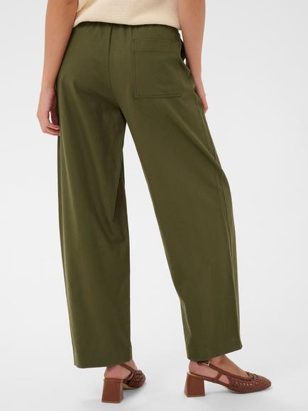 Saint Tropez Reef Wide leg Trousers, Army Green - view 2, Army Green