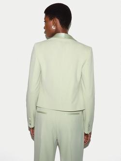 Jigsaw Shawl Lapel Tuxedo Jacket, Green - view 2, Green