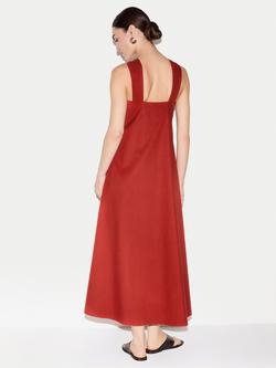 Jigsaw Flower Applique Dress, Red - view 2, Red