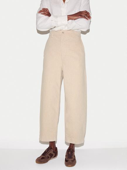 Jigsaw Kensington Barrel Leg Jeans, Oatmeal, Oatmeal