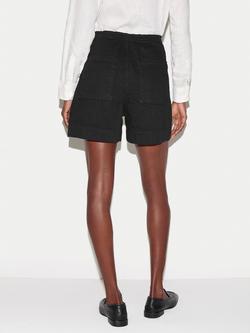 Jigsaw Patch Pocket Denim Shorts - view 2, Black