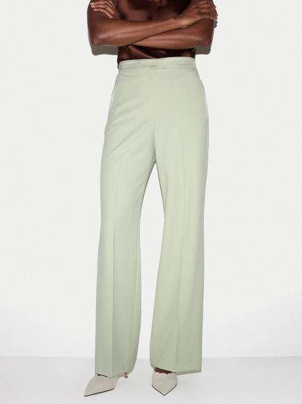 Jigsaw Pintuck Tuxedo Trousers, Green, Green