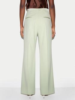 Jigsaw Pintuck Tuxedo Trousers, Green - view 2, Green