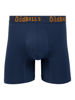 OddBalls Bamboo Blend Boxer Shorts, Pack of 3, Navy - view 2, Navy