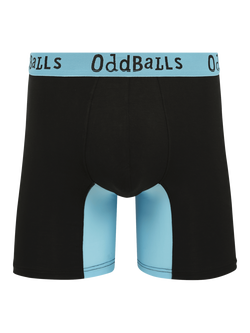 OddBalls Bamboo Blend Boxer Shorts, Pack of 3, Black/Multi - view 2, Black Multi