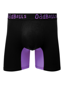 OddBalls Assorted Designs Bamboo Boxer Shorts, Pack of 3 - view 2, Blue/Multi