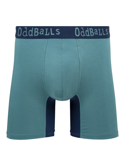 OddBalls Classic Mix Bamboo Trunks, Pack of 3, Blue/Multi - view 2, Blue/Multi
