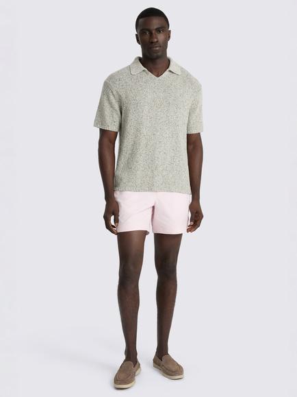 Moss Cotton Blend Polo Shirt, Multi - view 2, Multi