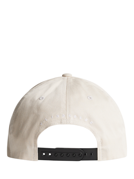 J.Lindeberg Heath Cotton Twill Cap, Moonbeam - view 2, Moonbeam